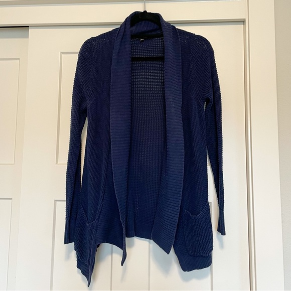 Express Sweaters - Express Waffle Knit Cardigan